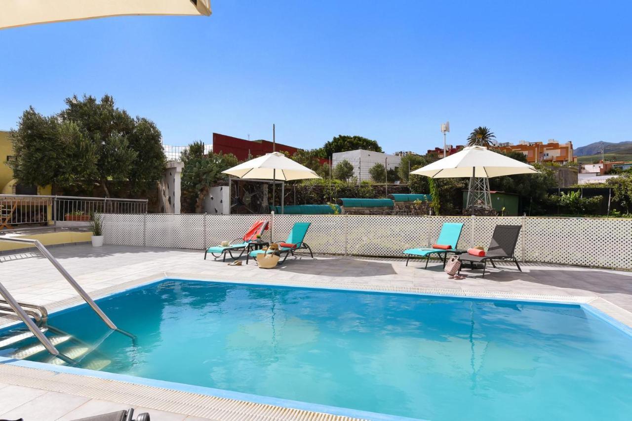Los Algodones Cottage With Pool 因赫尼奥 外观 照片