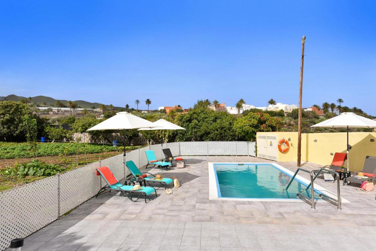 Los Algodones Cottage With Pool 因赫尼奥 外观 照片
