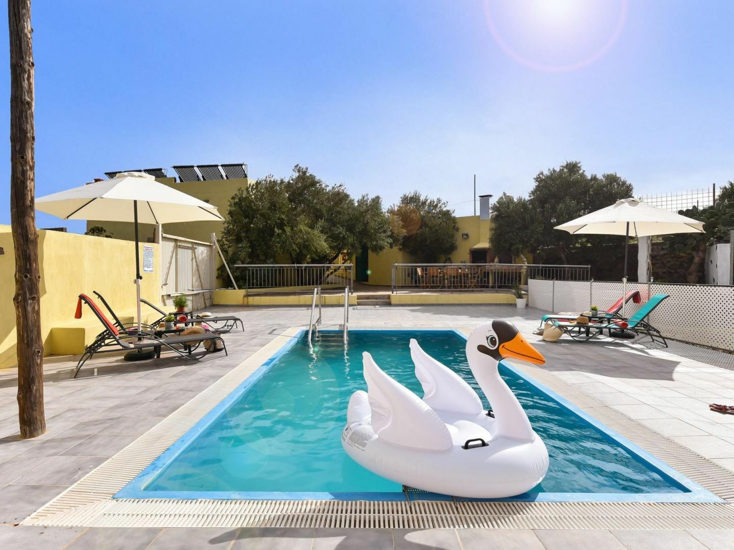 Los Algodones Cottage With Pool 因赫尼奥 外观 照片