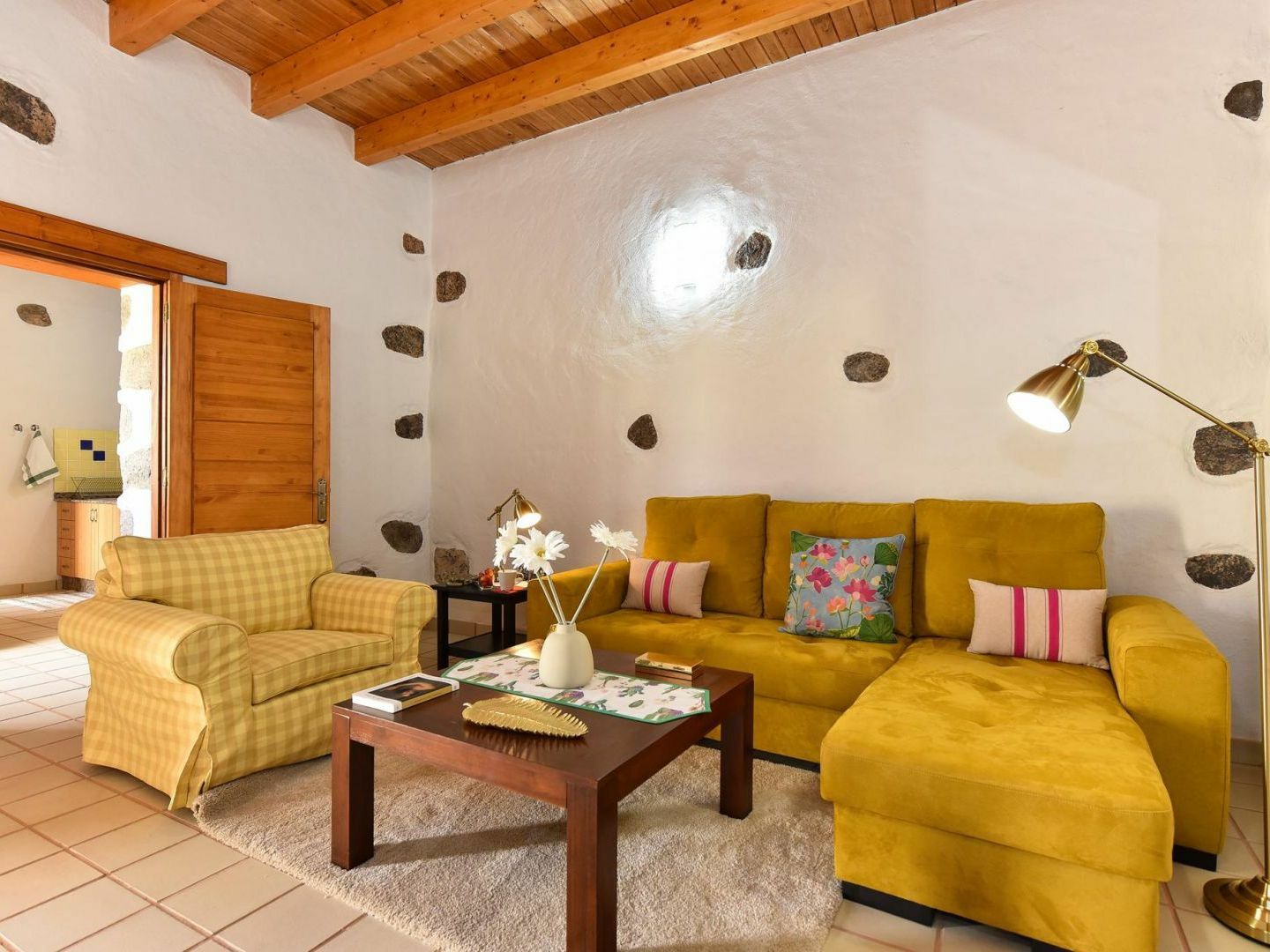 Los Algodones Cottage With Pool 因赫尼奥 外观 照片
