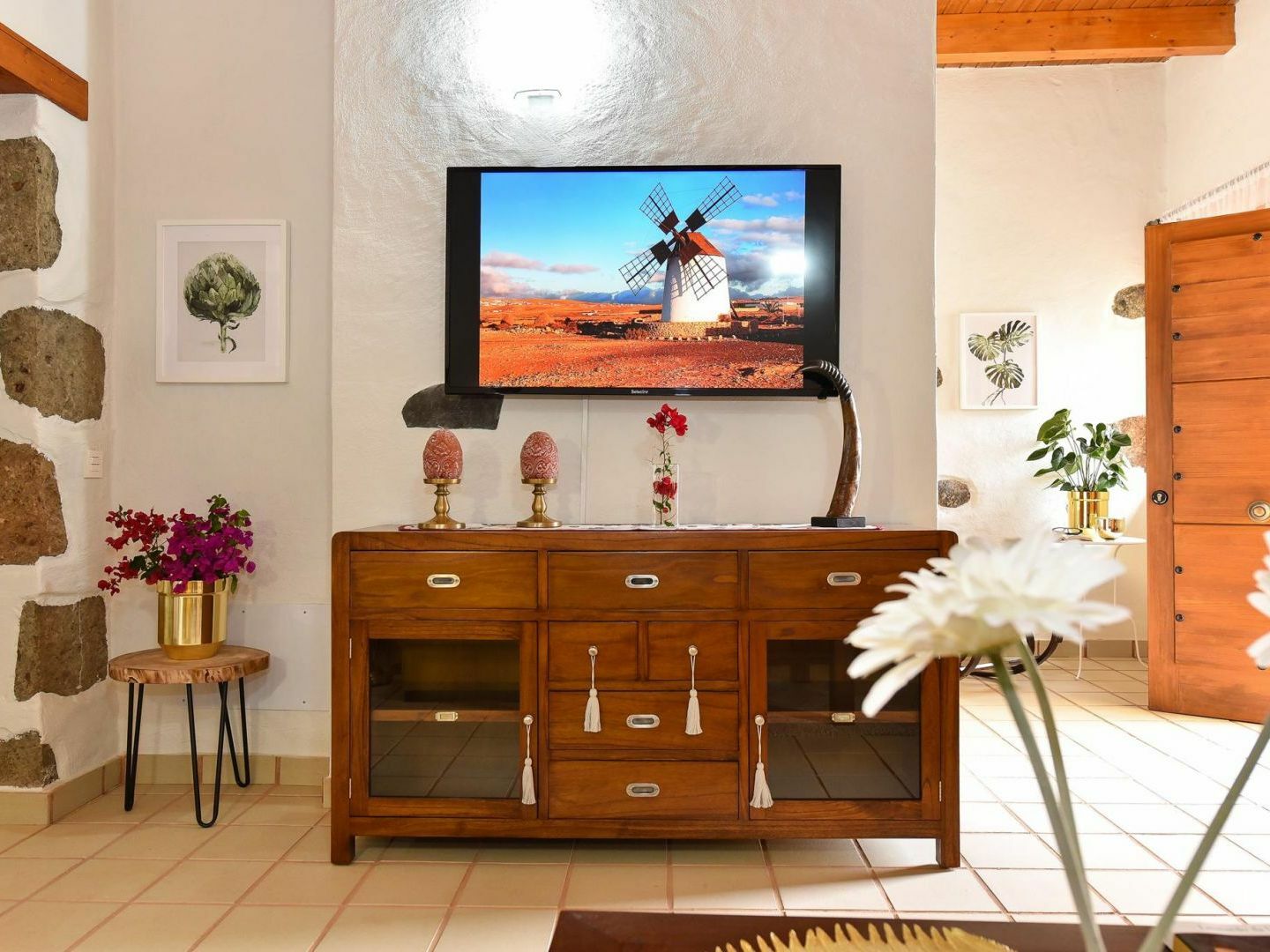 Los Algodones Cottage With Pool 因赫尼奥 外观 照片